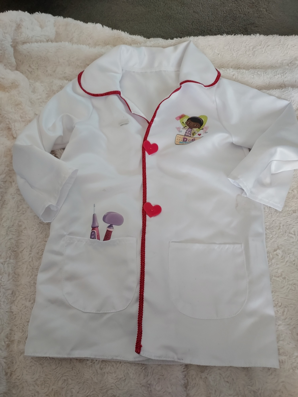 Disney Doc McStuffins Lab Coat Bag Stethoscope & Prescription Notebook Playset - Picture 2 of 14